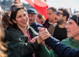 Elly Schlein a Castelnovo Sotto per sostenere la candidatura a sindaco di Francesco Monica