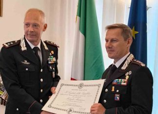 Medaglia Mauriziana al comandante Provinciale dei Carabinieri di Reggio Emilia, Colonnello Andrea Milani