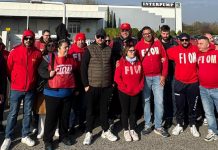Interpump di Calerno, 32 ore di sciopero contro licenziamento delegato Fiom. Vecchi: “Un attacco al sindacato”