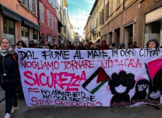 L’Assemblea Reggiana per la Palestina al corteo contro la violenza sulle donne: “Noi, come soggettività decoloniale”