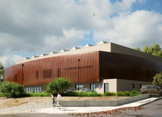 Castelnovo Monti: tutto il consiglio comunale ha visitato il cantiere del nuovo Palazzetto dello sport