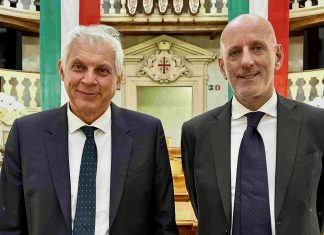 Il benvenuto del Sindaco Massari al nuovo Questore di Reggio Emilia Carmine Soriente