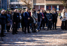 Roberta Bruzzone a inaugurazione Panchine Rosse donate da Credem al Pascal di Reggio Emilia