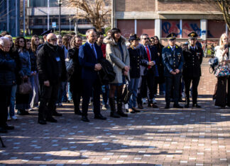 Roberta Bruzzone a inaugurazione Panchine Rosse donate da Credem al Pascal di Reggio Emilia