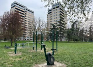 Una nuova area fitness al parco della Pace “Olivier Tambo” nel quartiere Canalina