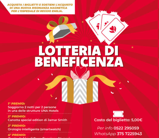 Lotteria solidale per la nuova Risonanza magnetica: Grade, Senonaltro, Associazione Vittorio Lodini, We CaRE e Pallacanestro Reggiana insieme per l’ospedale