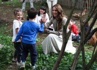 La Principessa del Galles Kate Middleton al nido Allende alla scoperta del parco come “terzo educatore”