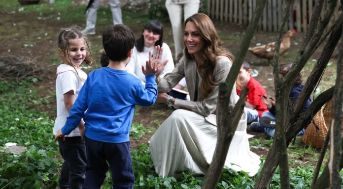 La Principessa del Galles Kate Middleton al nido Allende alla scoperta del parco come “terzo educatore”