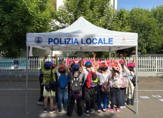 Polizia locale, “Maggio in strada”: al parco del Carrozzone oltre 300 bimbi per la festa dell’educazione stradale