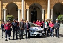Sicurezza urbana, il sindaco alla presentazione del nuovo mezzo operativo dell’ANPS di Reggio Emilia