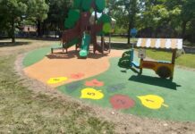 Una nuova area giochi per bambini al Parco del Gelso, sempre più punto di riferimento per la comunità