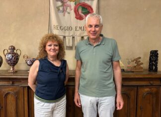 Il sindaco Marco Massari incontra la nuova comandante dei Vigili del Fuoco, ingegner Maria Elena Cilli
