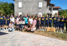 Castelnovo Monti, le giovani pallavoliste azzurre affiancano “i ragazzi” del Cto Labor di Felina