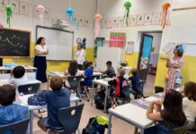 Primo giorno di scuola a Guastalla: l’amministrazione comunale in visita negli istituti del territorio per l’augurio di buon anno scolastico